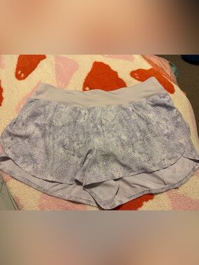 Avia Lilac Printed Athletic Shorts